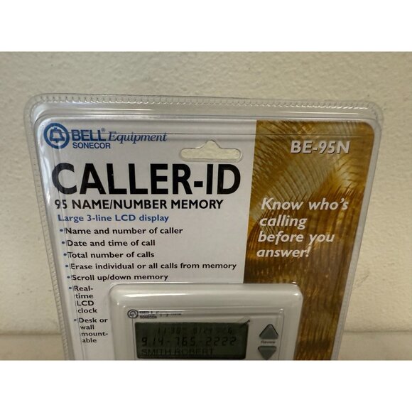 Bell Sonecor new BE-95NR vintage caller ID name number date time redial memory - Picture 5 of 8